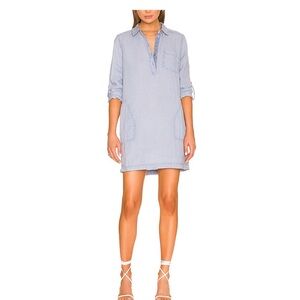 Michael Stars Eleanor Linen Shirt Dress
